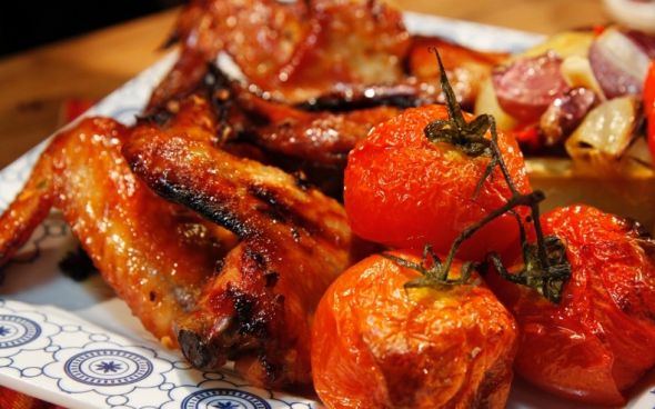  Asinhas de frango picante