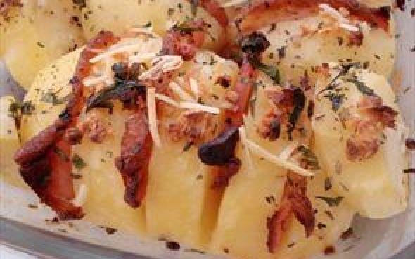  Batata assada com bacon Especial