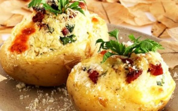  Batatas especiais ao forno 