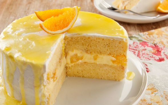  Bolo de laranja recheado