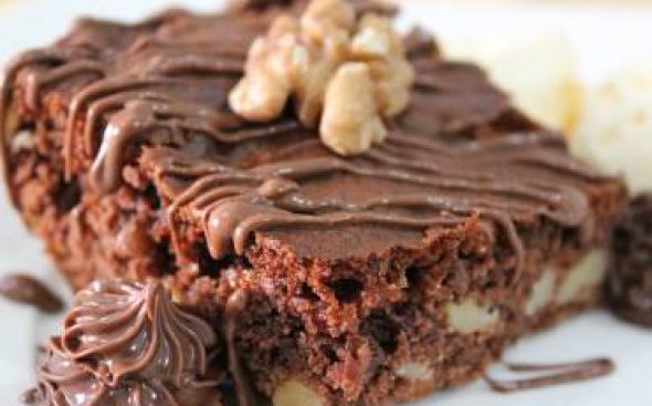  Brownie de Nutella com Nozes