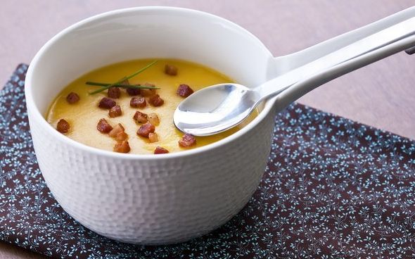  Creme de mandioquinha e brócolis