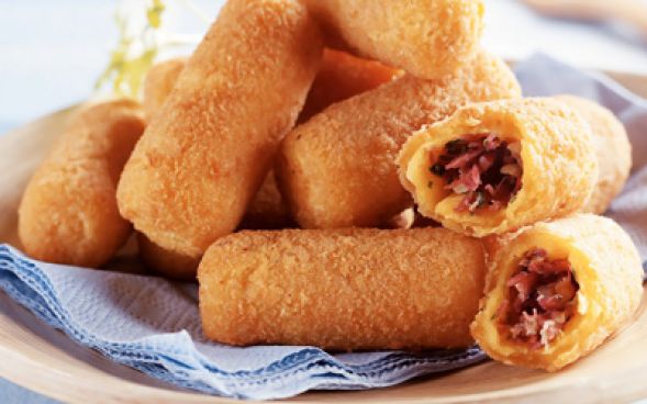  Croquete de carne seca