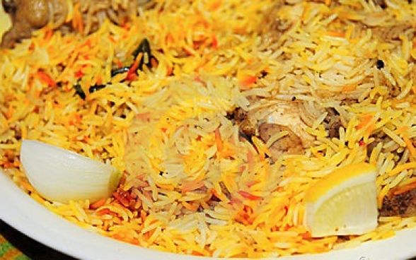  Frango biryani