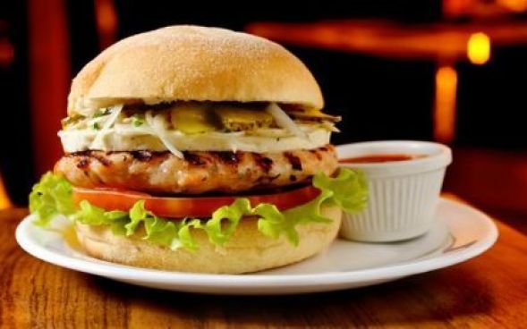  Hambúrguer de frango especial