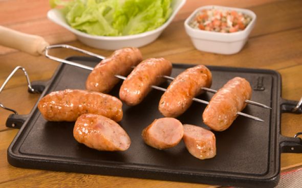  Linguiça de frango caseira