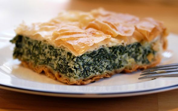  Quiche de ricota com espinafre