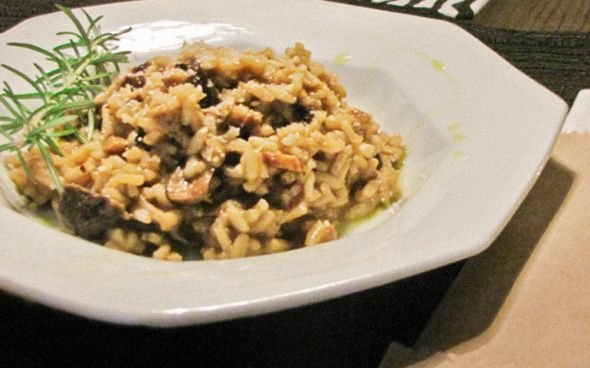  Risoto de cogumelo seco