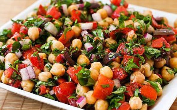  Salada de grão de bico