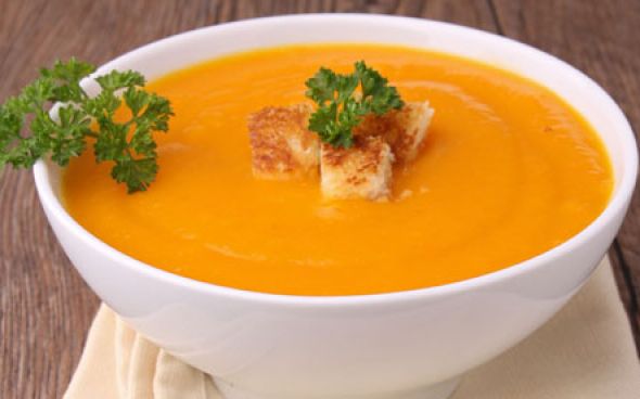  Sopa creme de abóbora cabotiá