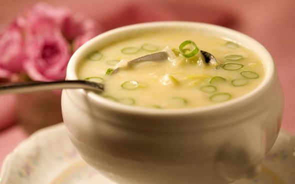  Sopa creme de batata doce