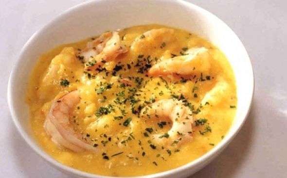  Sopa creme de camarão