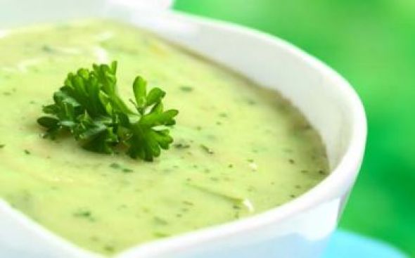  Sopa cremosa de espinafre