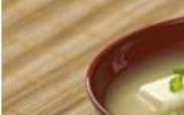  Sopa de missô-shiru com tofu