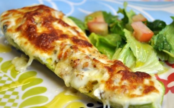 Abobrinha árabe ao forno 