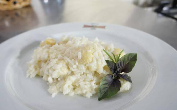 Arroz à piamontese
