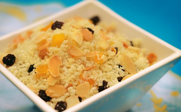 Arroz árabe  com damascos