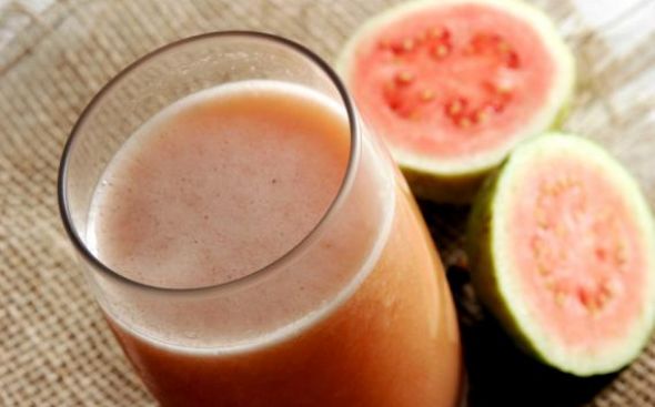 Bebida cremosa de goiaba
