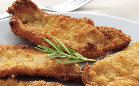 Bife à milanesa ao forno