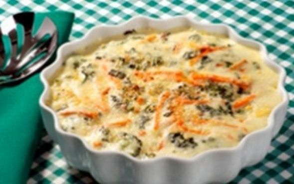 Camadas de legumes