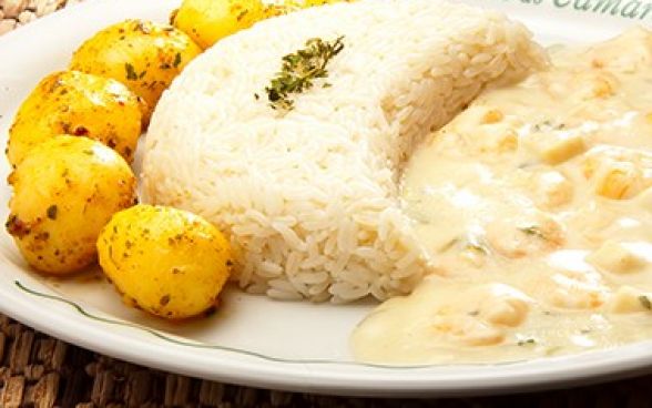 Camarão ao creme especial 