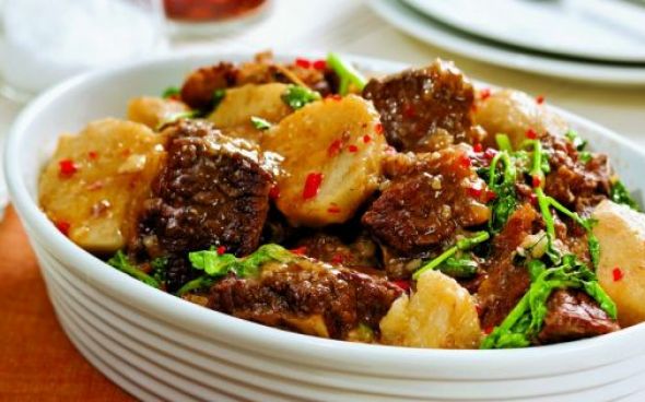 Carne de panela de pressão