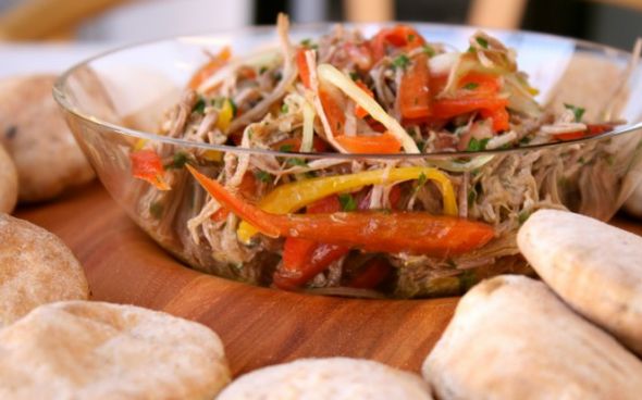 Carne louca bem temperada 