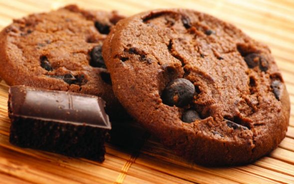 Cookie de chocolate com avelã da Bélgica