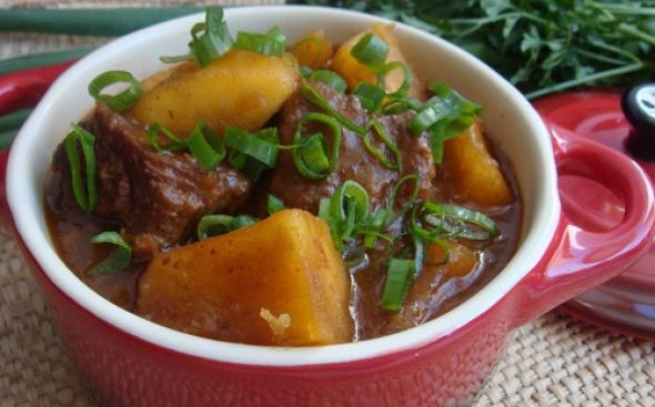 Costela de pressão com mandioca