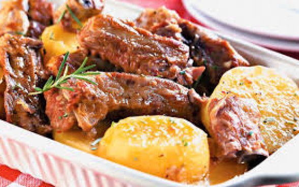 Costelinha de porco ao forno 