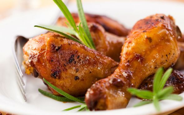 Coxa de frango na grelha