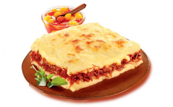 Escondidinho de charque