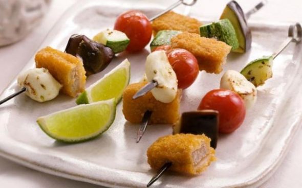 Espetinho especial de peixe