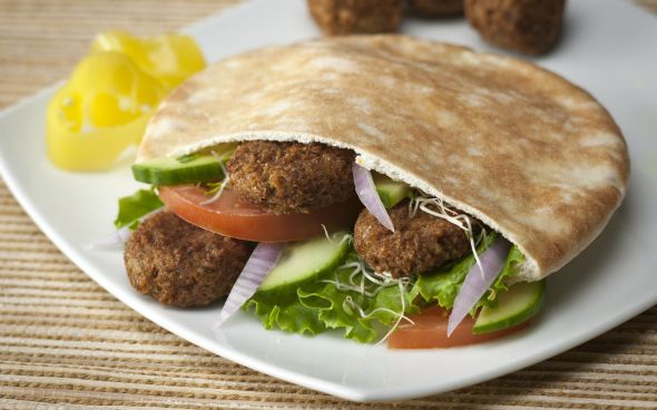 Falafel árabe 
