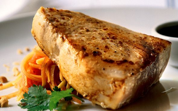 Filé de atum grelhado