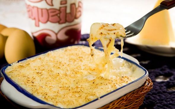 Filé de peixe ao forno com requeijão