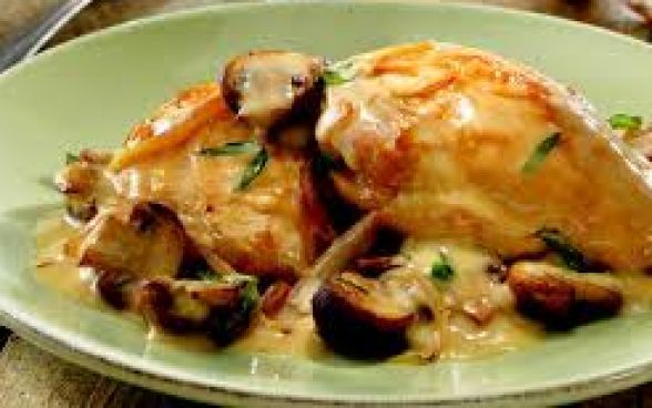 Frango na cebola