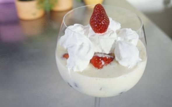 Gelado de morango