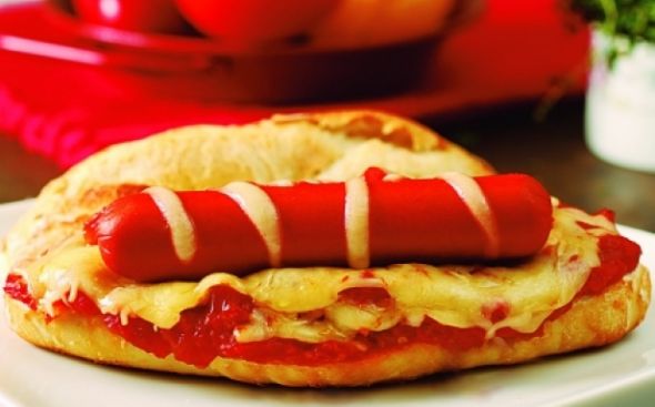 Hot dog à parmegiana