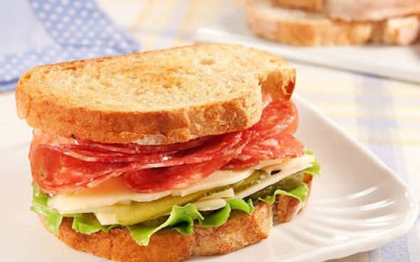 Lanche de salame