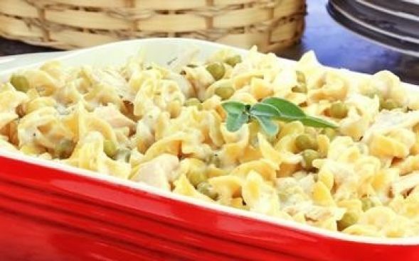 Macarrão com creme de leite