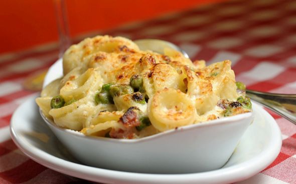 Macarrão gratinado