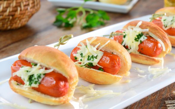 Mini hot dog 