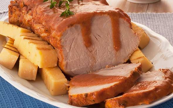 Pernil fatiado
