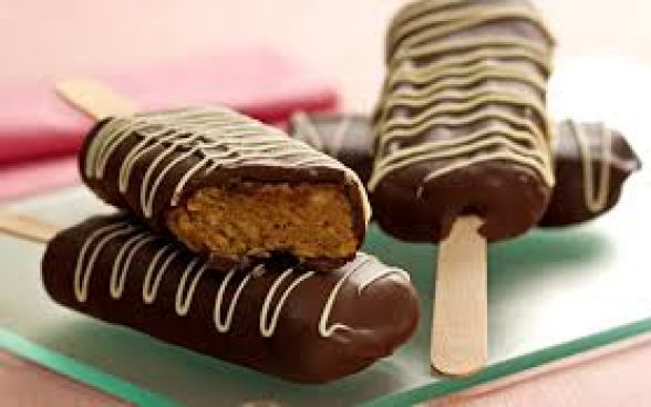 Picolé de chocolate