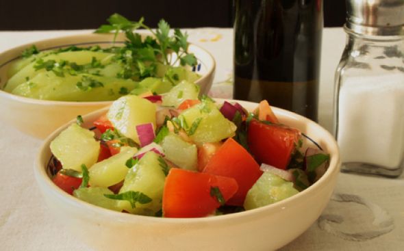 Salada de chuchu