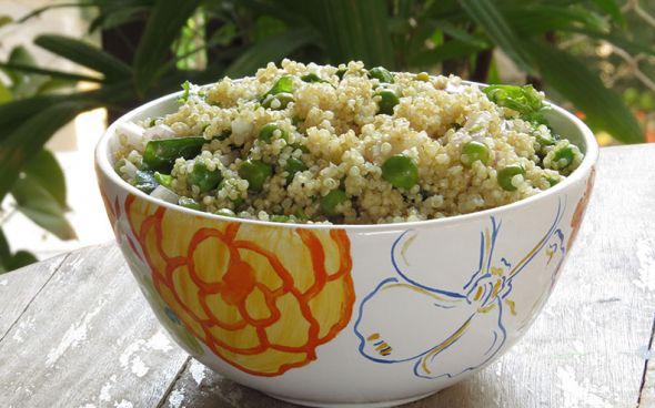 Salada de Quinoa com Ervilha