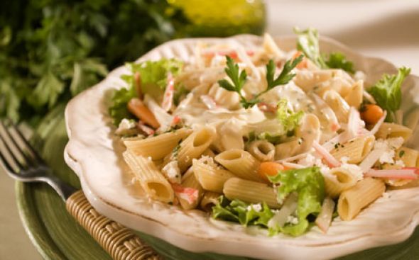 Salada refrescante de parafuso