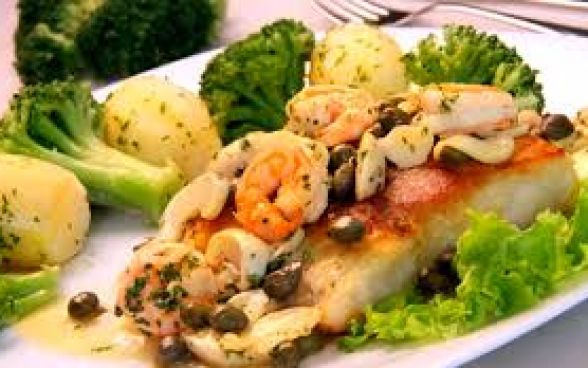 Salmão ao champignon