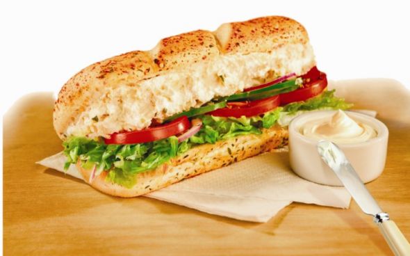 Sanduíche com cream cheese